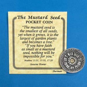 マスタードシードピューターポケットコイン：信仰トークン