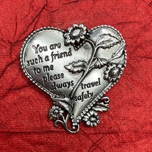 Friend Heart Visor Clip