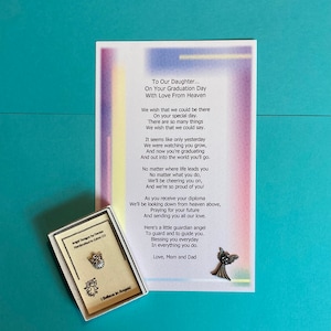 Nossa filha formatura do ensino médio de pai falecido