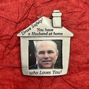 Husband Photo Clip Visor Clip