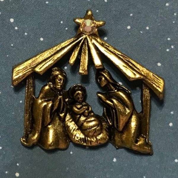 Christmas Nativity Pin