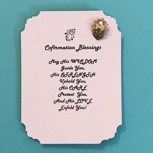 Confirmation Blessings Angel Pin