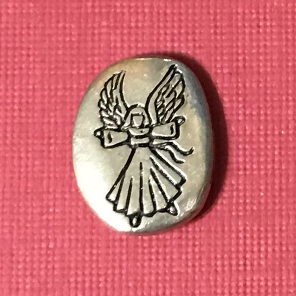 Angel of Faith Pocket Stone