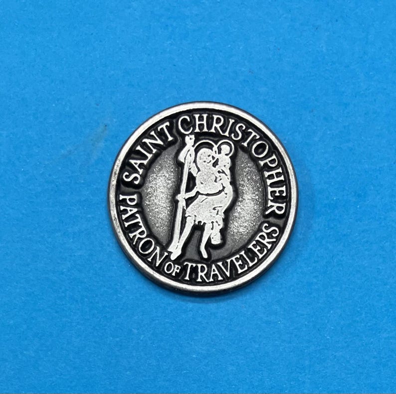 Saint Christopher Token, Patron Saint of Travelers image 2