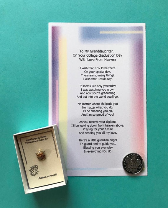 Download Granddaughter College Graduation From Deceased Grandparents Etsy