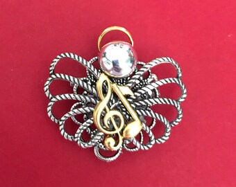 Music Angel Pin