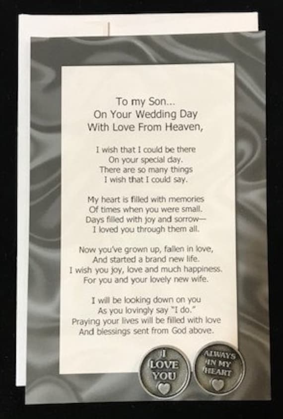 A Letter To My Son From Heaven, Gift To Son, Loss Of A Mother