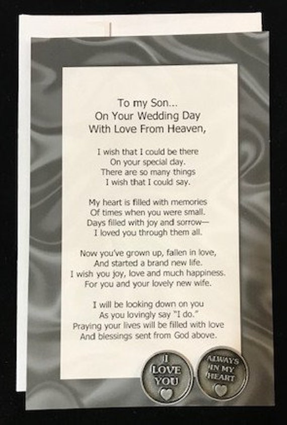 A Letter To My Son From Heaven, Gift To Son, Loss Of A Mother