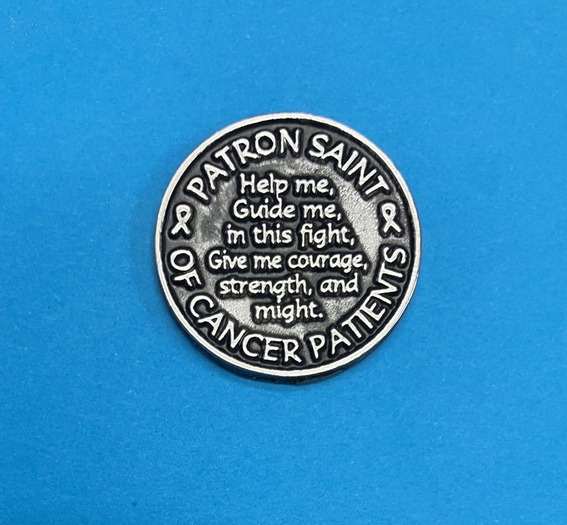 Saint Peregrine Token, Patron Saint of Cancer Patients - Etsy