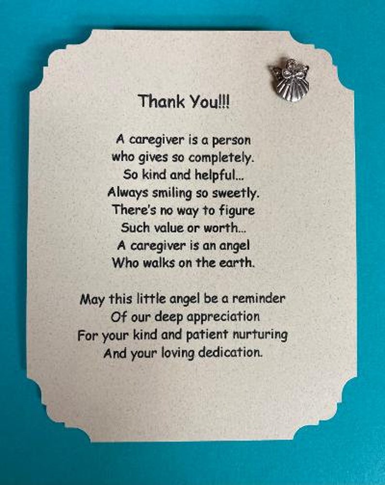 Caregiver Thank You Gift - Etsy