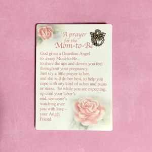 A Prayer for the Mom-to-Be Angel Pin Set #157