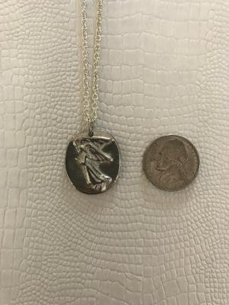 Pocket Angel Pendant, Angel Necklace image 3