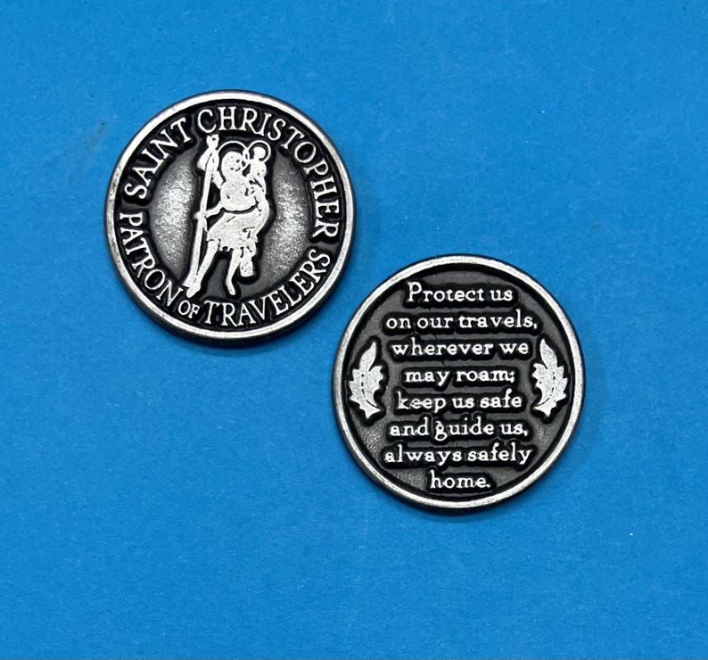 Saint Christopher Token, Patron Saint of Travelers image 1