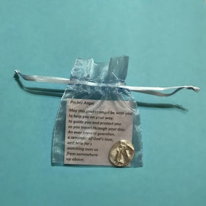 Conjunto de presente de anjo de bolso