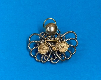Bicycle Angel Pin