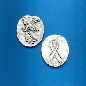 Cancer Awareness Pocket Angel