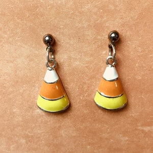 Candy Corn Earrings