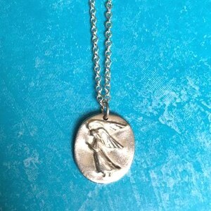 Pocket Angel Pendant, Angel Necklace image 2