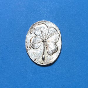 Silber viel Glück Token ~ Glücksbringer ~ Glücksbringer