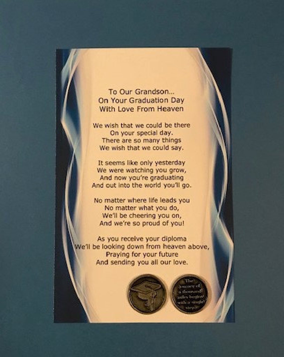 Grandson High School Graduation Gift From Deceased Etsy