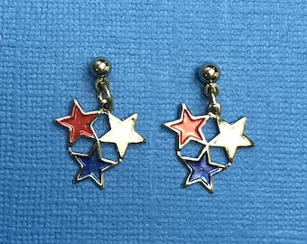 Patriotic Star Earrings