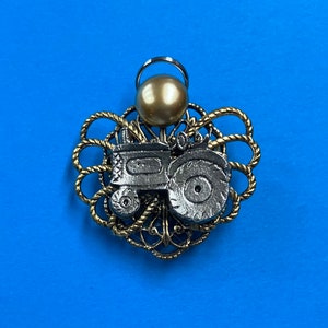 Farmer Angel Pin