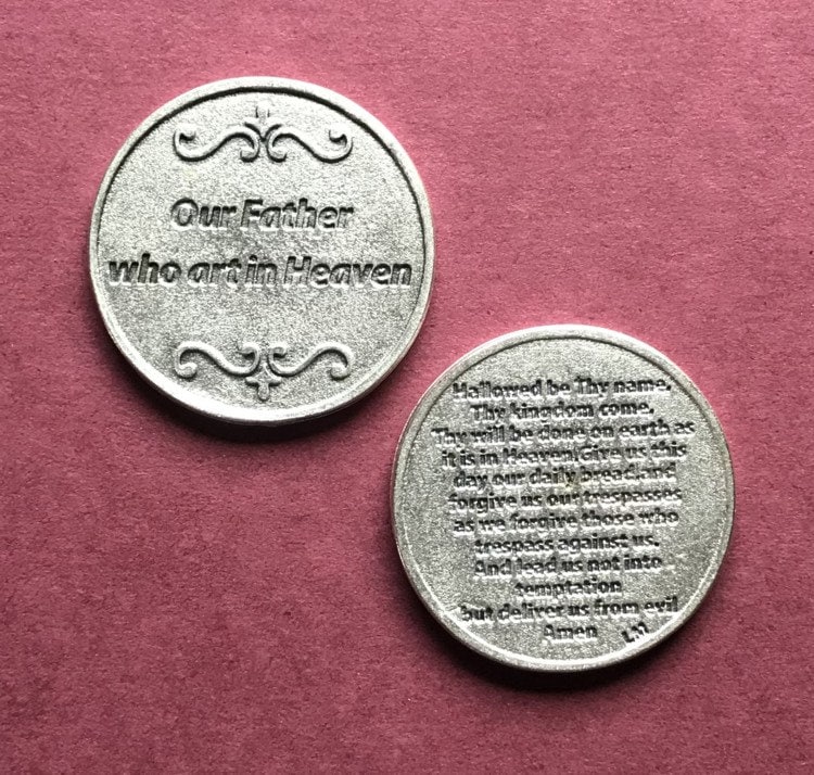 Lord's Prayer Pocket Token