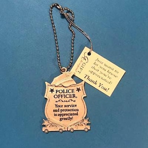 Polizist Spiegel Medaillon, Polizist Ornament