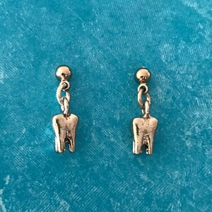 Tooth Earrings, Gift for Dentist