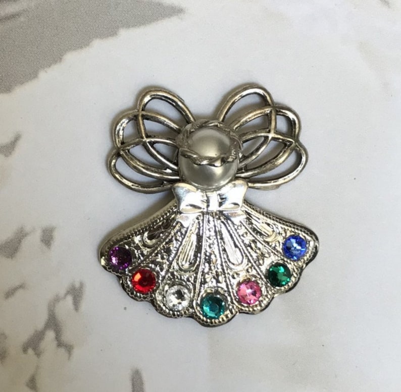 Birthstone Angel Pin 253P image 1