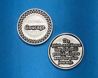 Ficha de bolsillo de coraje