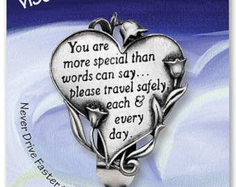 You are More Special Heart Visor Clip