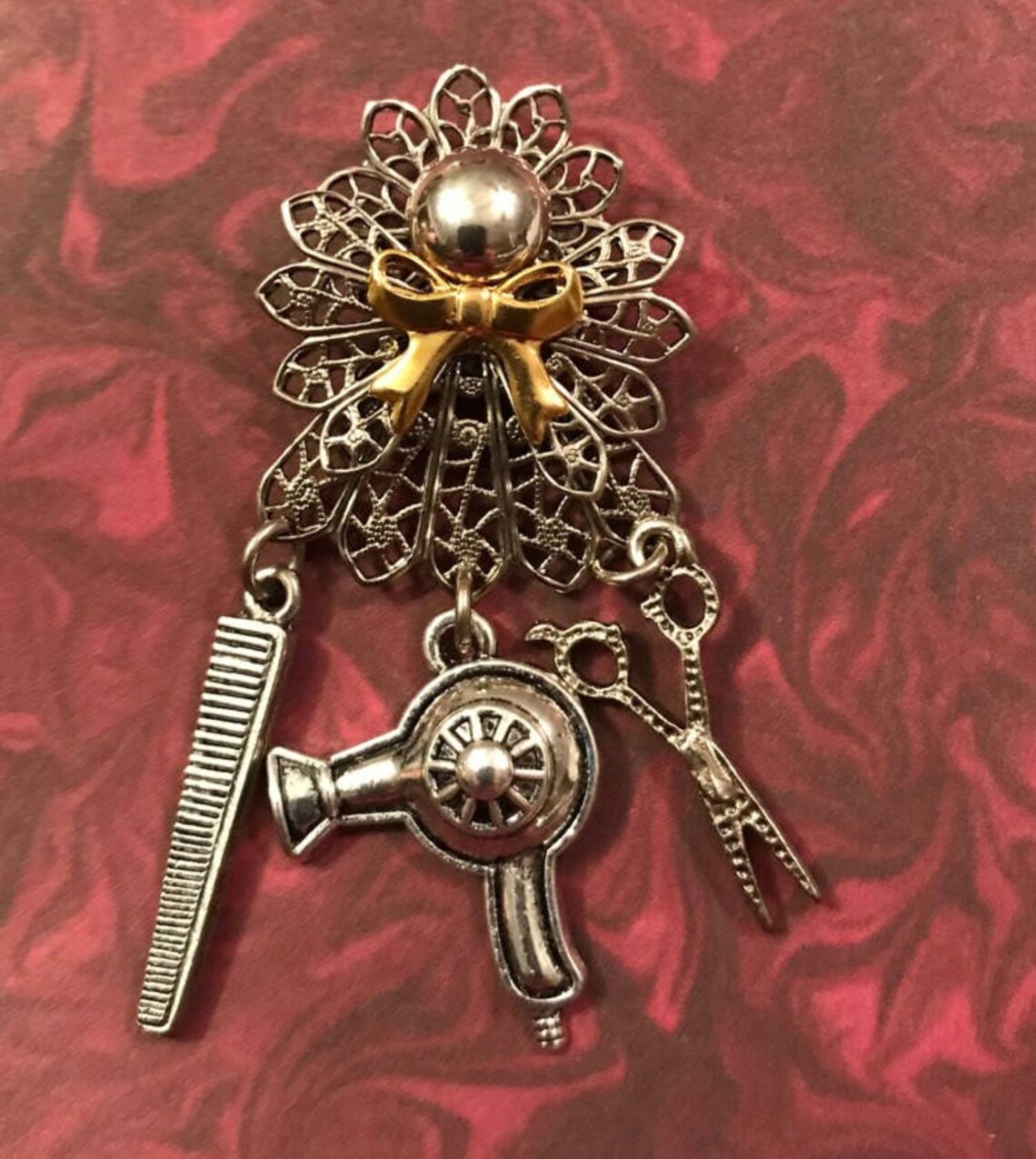 Beautician Angel Pin Gift for Hairdresser Hair Stylist Etsy