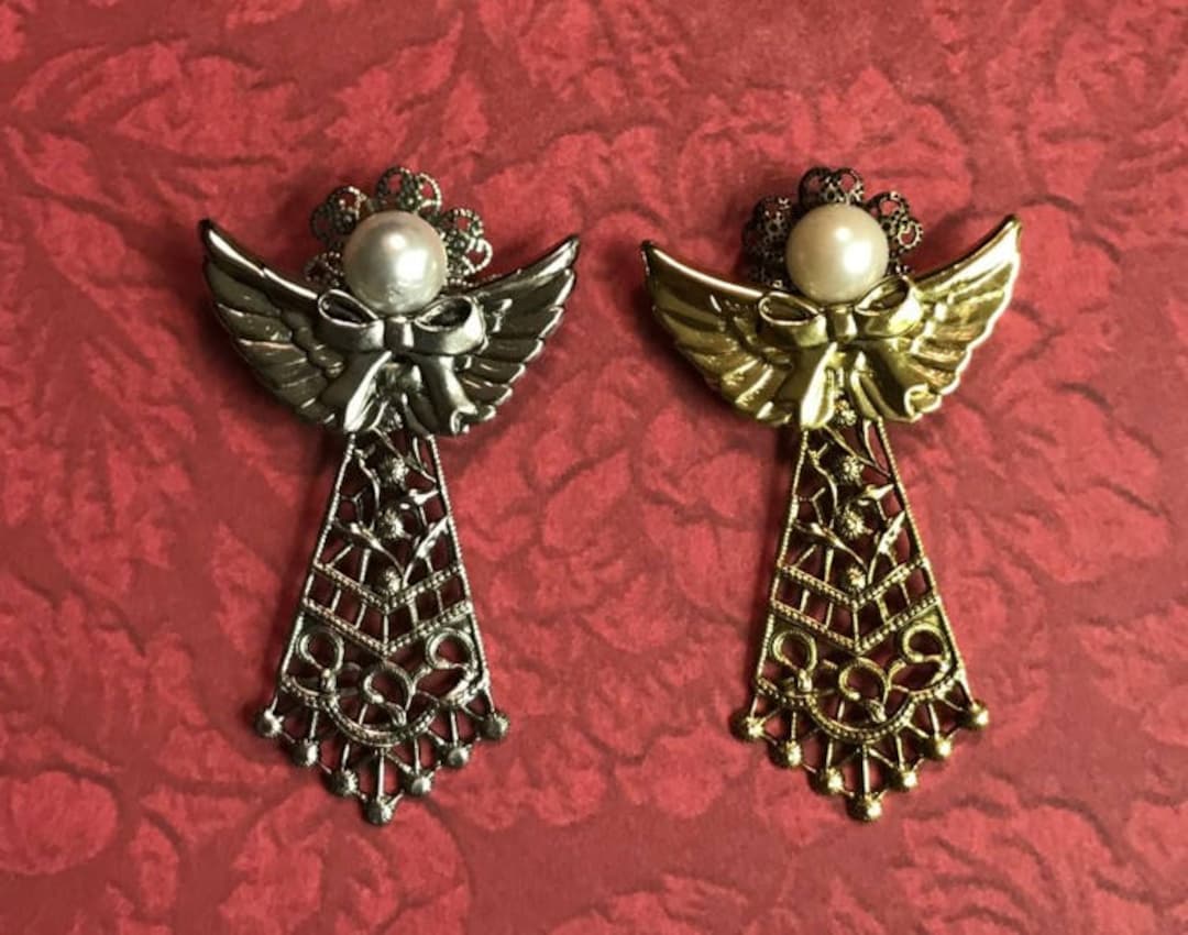 Guardian Angel Pin Etsy