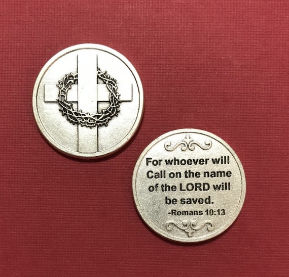 Romans 10:13 Token | Etsy