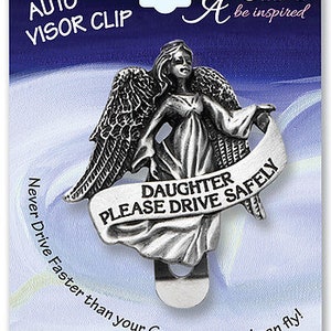 2-1/2-Inch AngelStar 15682 Daughter Guardian Angel Visor Clip Accent 2-1/2-Inch AngelStar 15682 Daughter Guardian Angel Visor Clip Accent