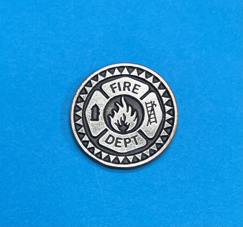 Token Fireman Firefighter Pocket Token - Etsy