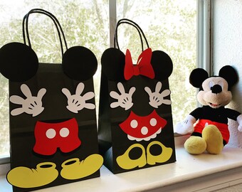 Minnie Mouse Birthday Party Favor Bags Etsy