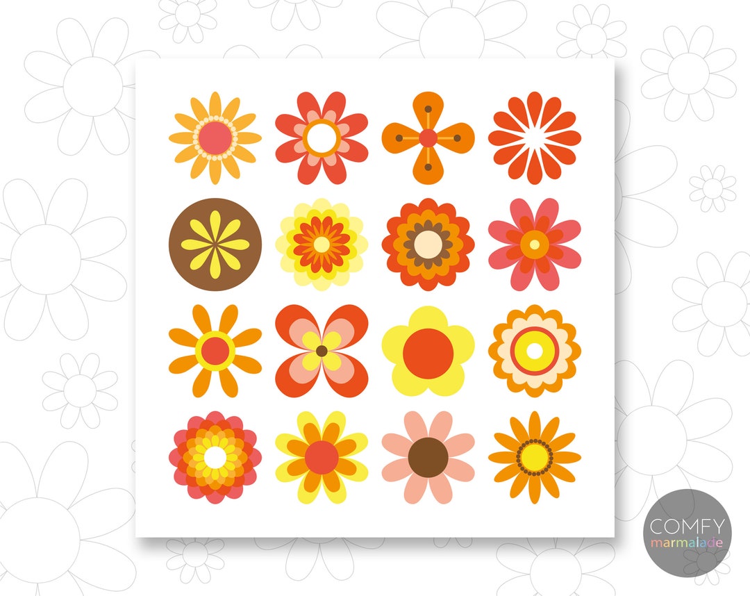FLOWER DISPLAY Blank Greetings Card by Comfy Marmalade Etsy UK