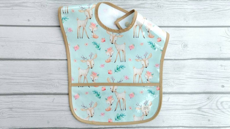 Baby girl bibs Woodland baby girl Toddler bibs Special needs bibs Big kid bibs Plastic baby bibs Waterproof baby bibs Bibs with pocket