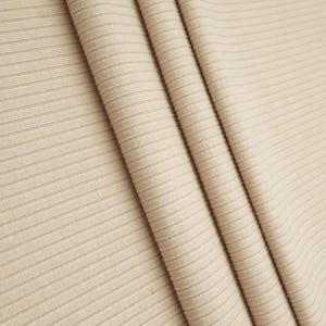 Solid light taupe heavy rib knit fabric by the yard Beige heavy yummy rib knit fabric Knit dress fabric by the yard Fabric for dresses skirt