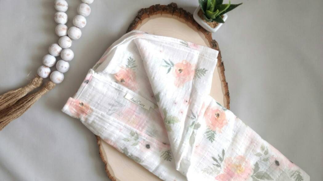 FIRST BABY - Party Swaddle Blanket - Pink main image 1