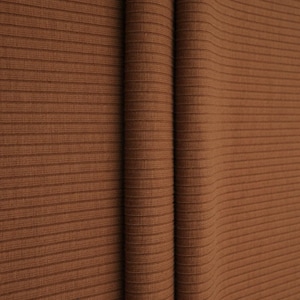 Solid rust heavy rib knit fabric by the yard Heavy yummy rib knit fabric Knit dress fabric by the yard Fabric for dresses skirts rompers
