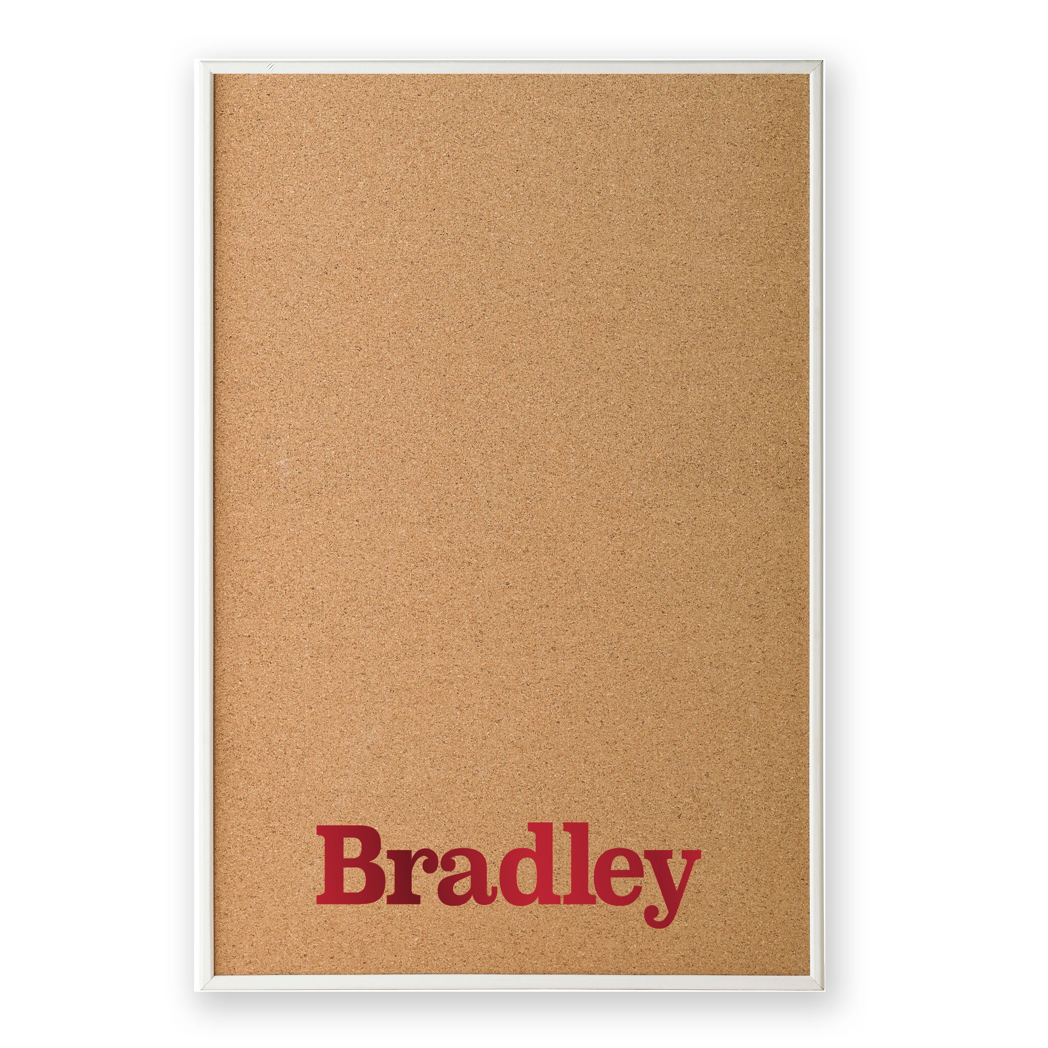 Personalized Cork Board with Name Custom Message Board Kids Etsy