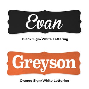 Personalized Door Sign for Kids Room, Custom Wood Name Sign ...