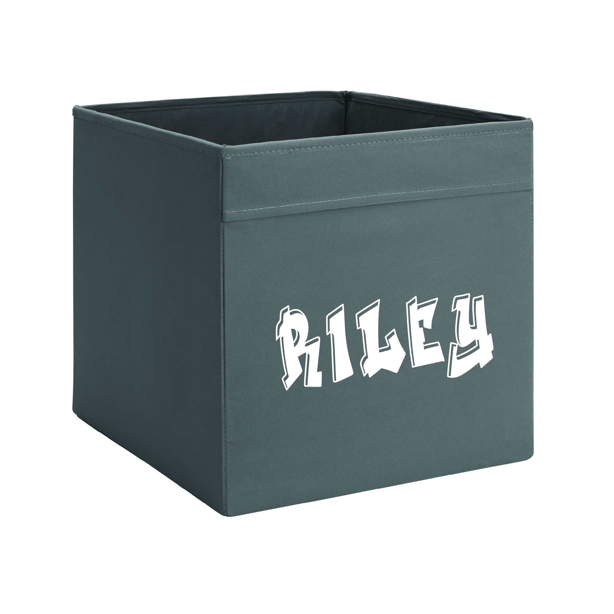Personalized Large Storage Bin 13x15x13 Custom Fabric Cube Etsy