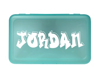 Personalized Pencil Case, Custom Pencil Box, Personalized Storage Container, Personalized Make-Up Case, Pencil Case with Name