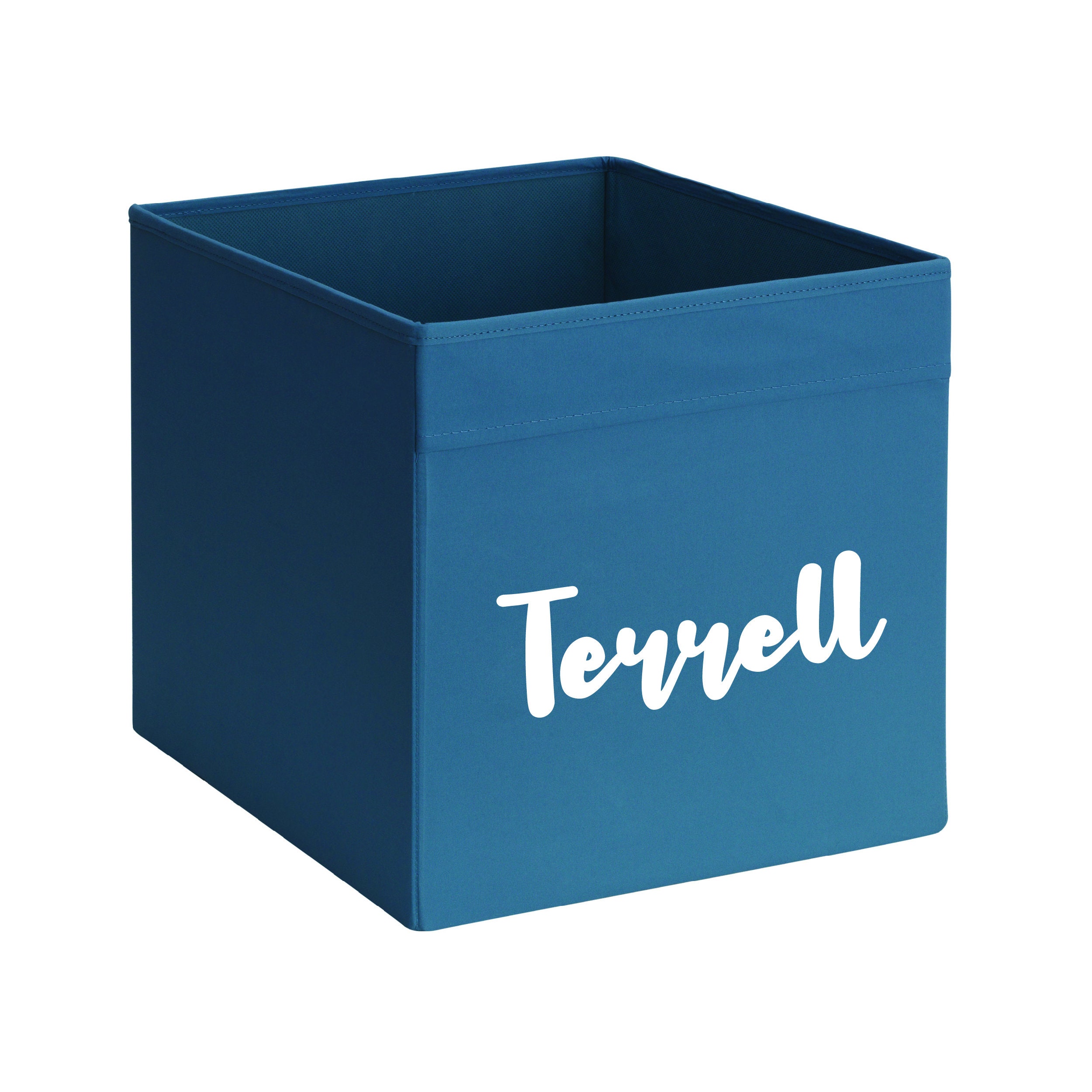 Personalized Large Storage Bin 13x15x13 Custom Fabric Cube Etsy