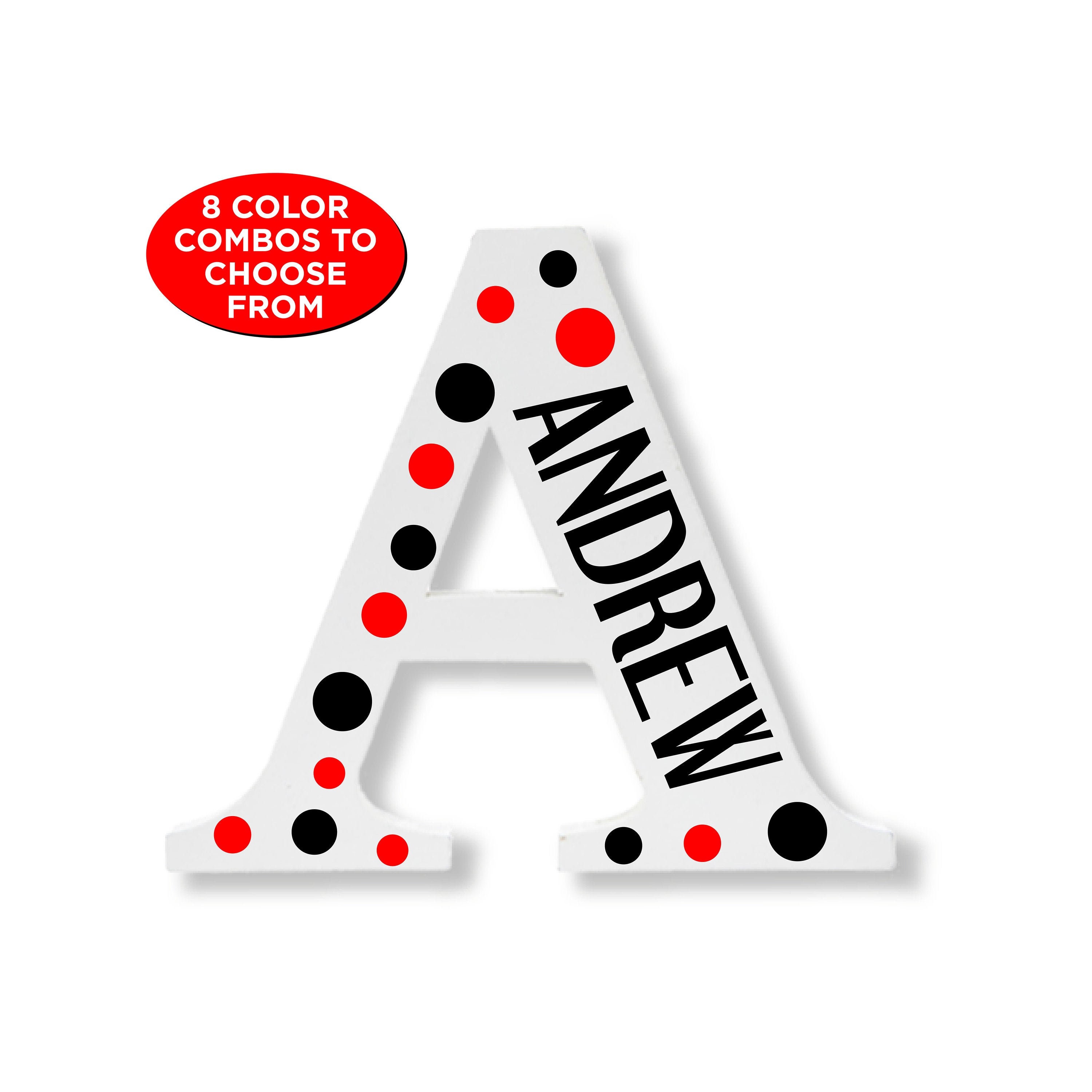 Personalized Name Initial Magnet, Letter Refrigerator Magnet, Kids Locker Magnet, Alphabet Decorative Magnet, Letter Magnet, Name Magnet