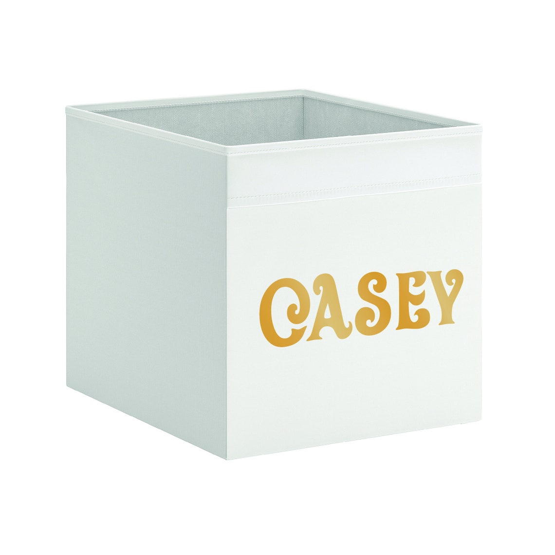 Personalized Large Storage Bin 13x15x13 Custom Fabric Cube Etsy